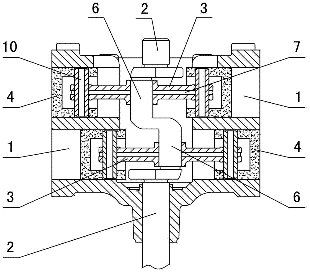Single-drive multi-cylinder compressor structure