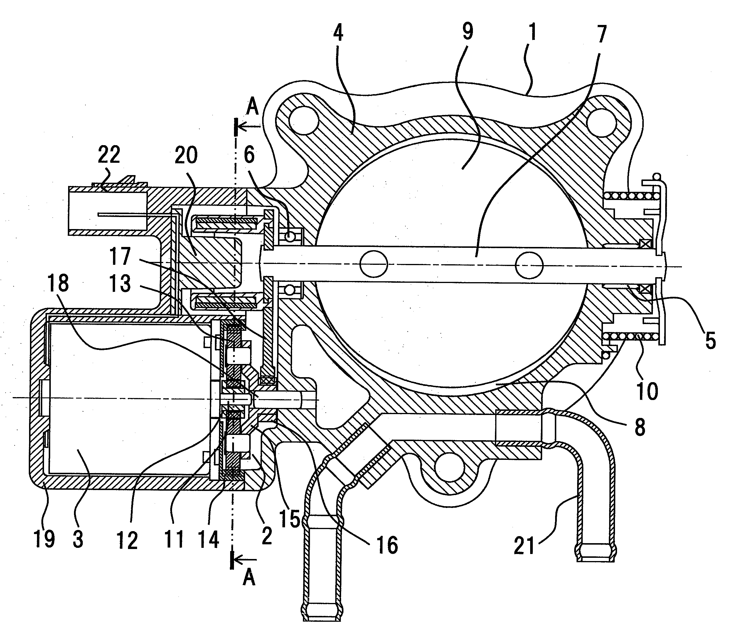 Electronically-controlled throttle body