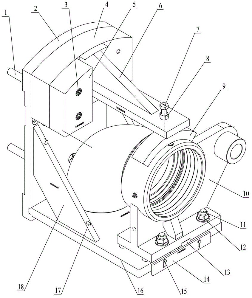 Specially-shaped body annular groove machining mechanism