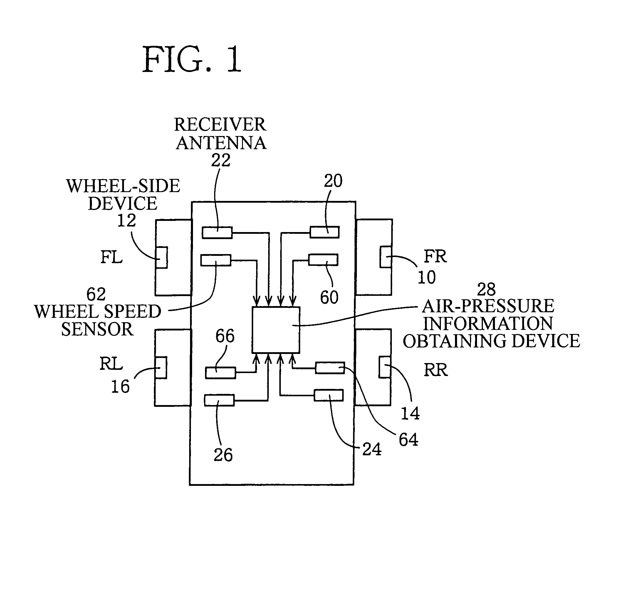 Wheel-state obtaining apparatus, and vehicle-state obtaining apparatus