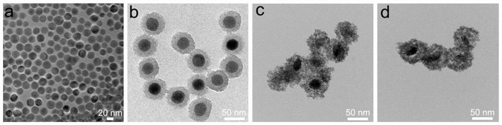 Preparation method of up-conversion mesoporous tin dioxide diagnosis and treatment nanocapsule for near-infrared light response