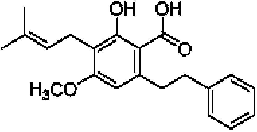 Method for preparing Amorfrutin A and Amorfrutin B from amorpha fruticosa fruits