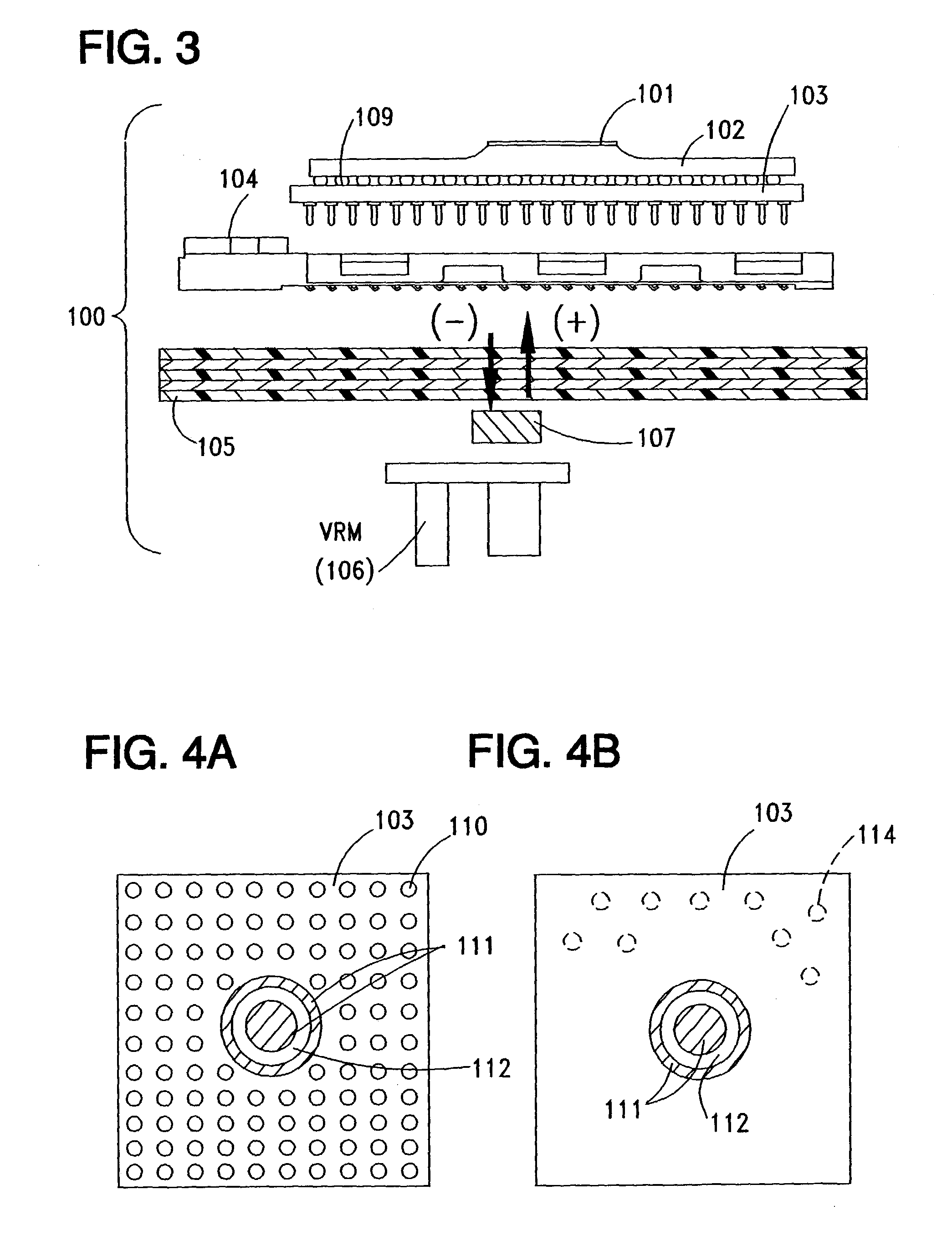 Power delivery to base of processor