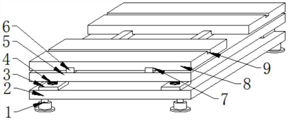 Anti-vibration anti-interference mounting rack for communication equipment