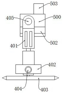 Cutting and processing device for processing mechanical parts