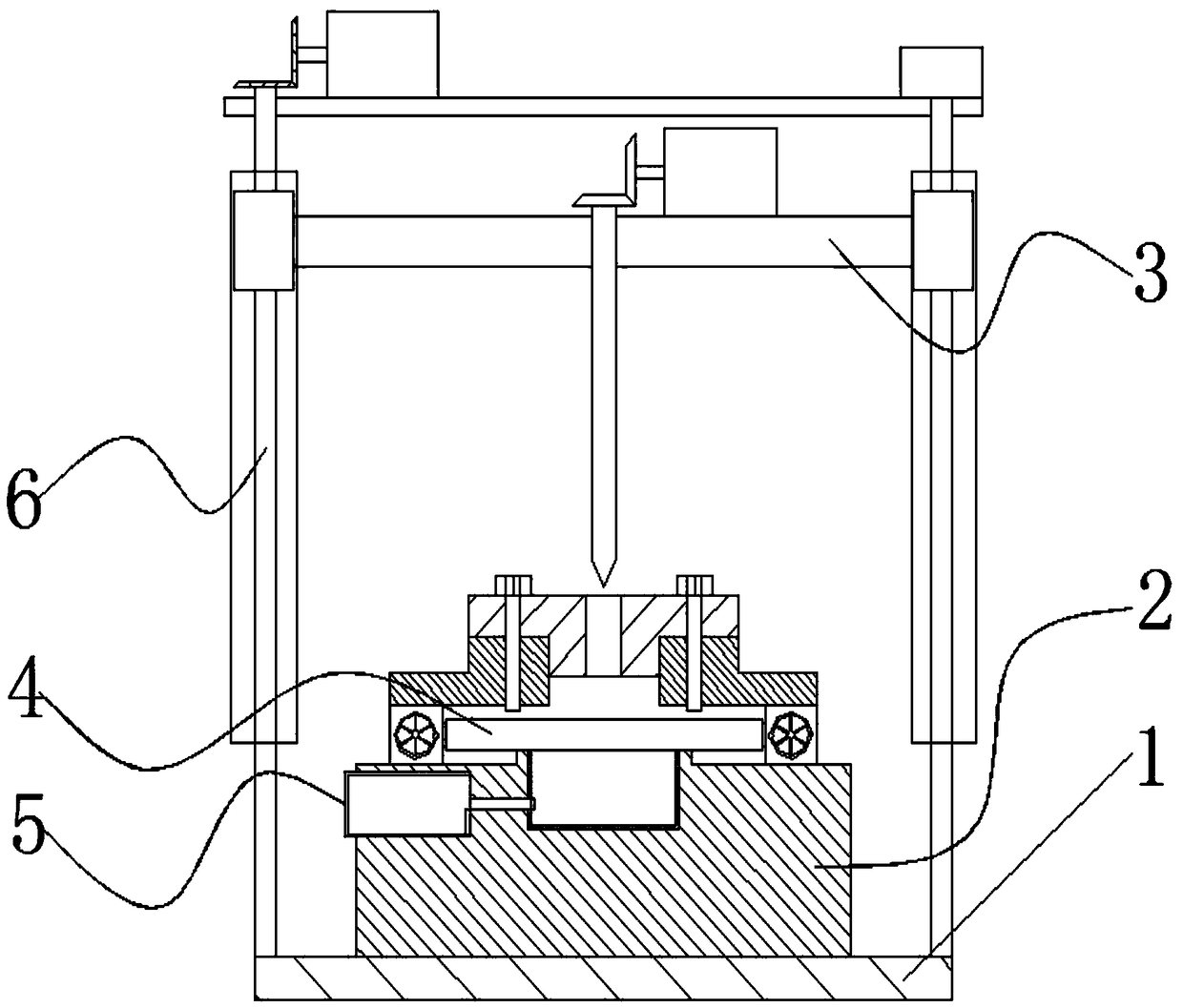 Graphite machining device