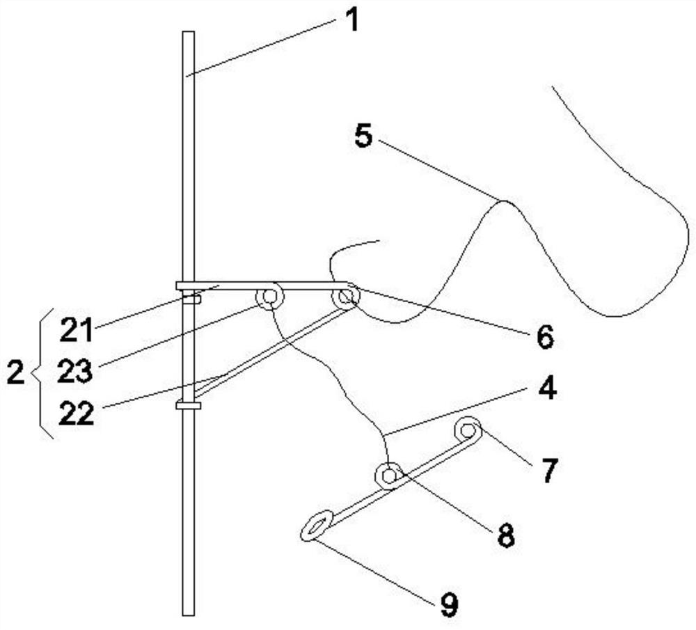 Bee box fixing device with anti-theft function