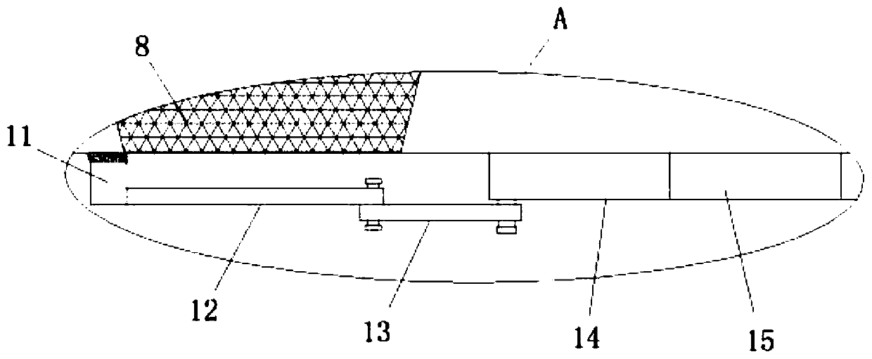 Accessory storage device for research of animation cooperative task undertaking machine