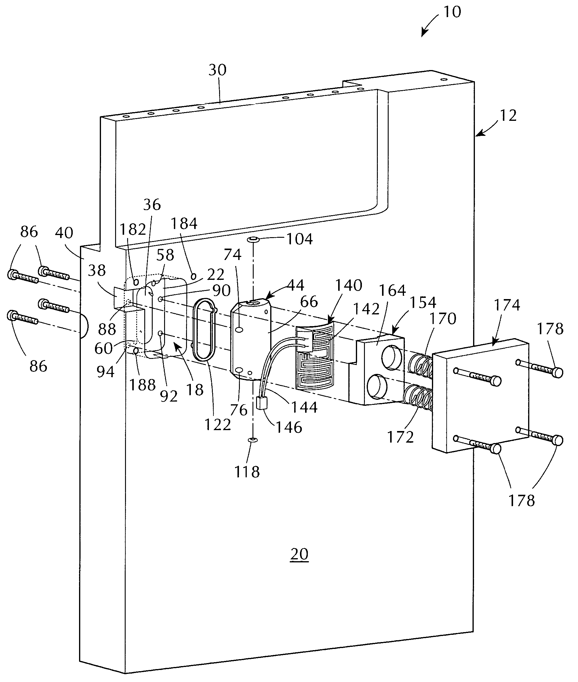 Fluidics circuit of hematology analyzer with heated reaction chamber