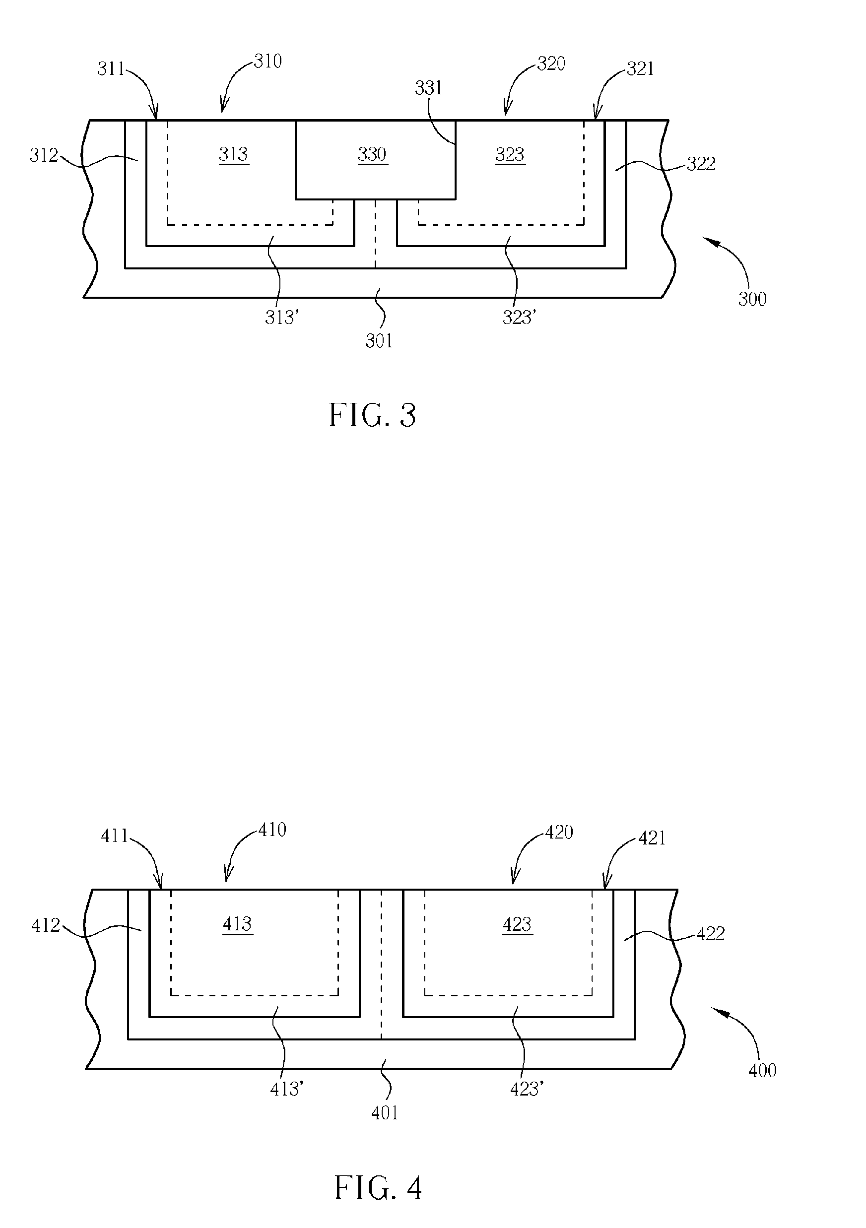 Semiconductor element structure and method for making the same