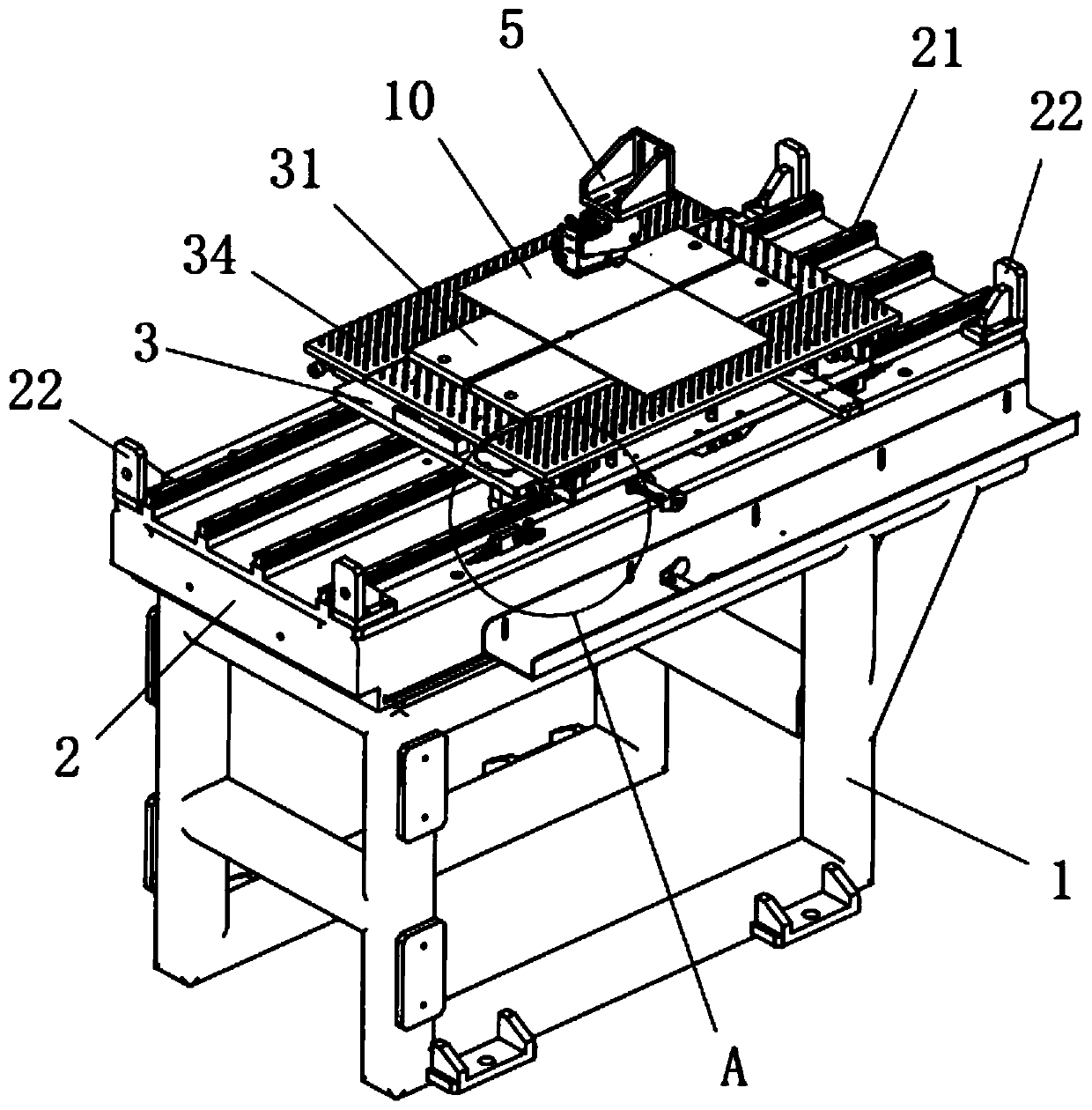 Laser welding quilting seam quality detection platform