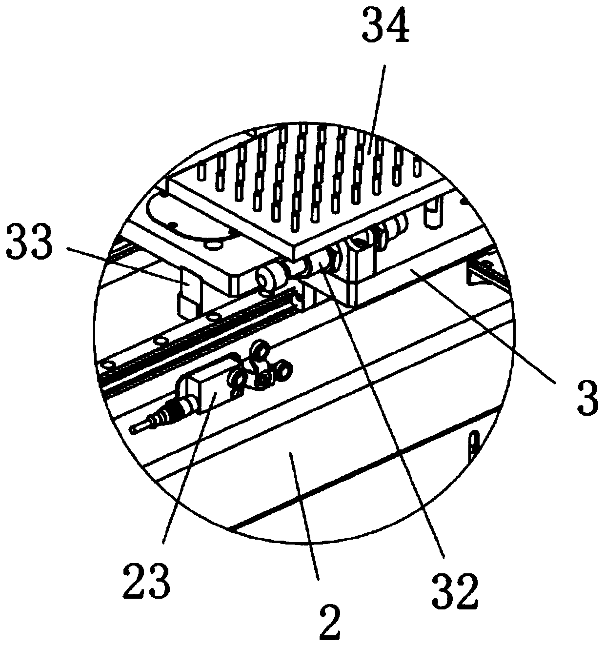 Laser welding quilting seam quality detection platform