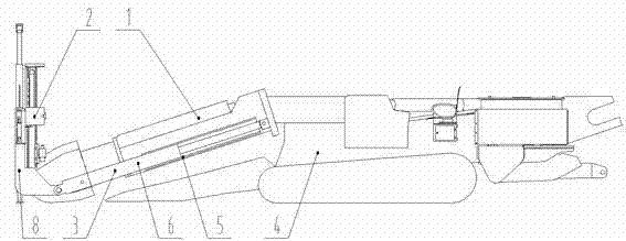 Tunneling, anchoring and supporting integrated machine