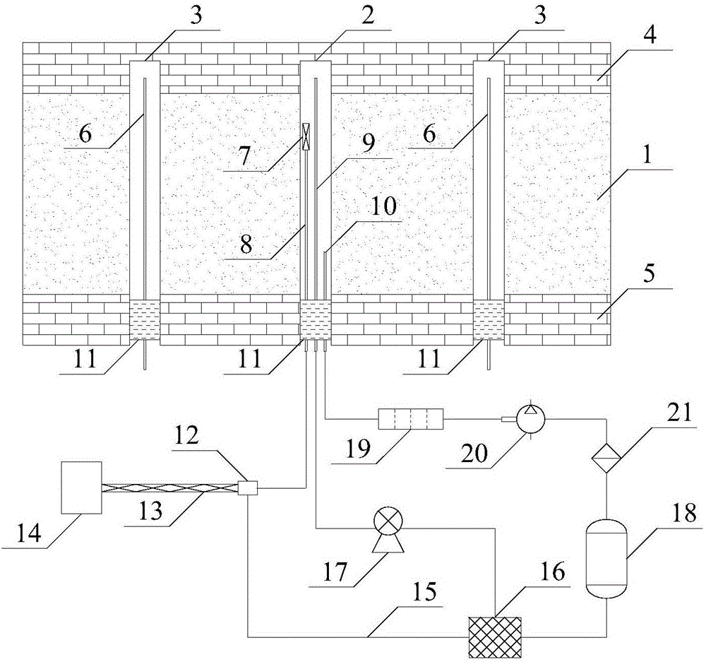 Microwave-assisted supercritical carbon dioxide cyclic fracturing system and microwave-assisted supercritical carbon dioxide cyclic fracturing method