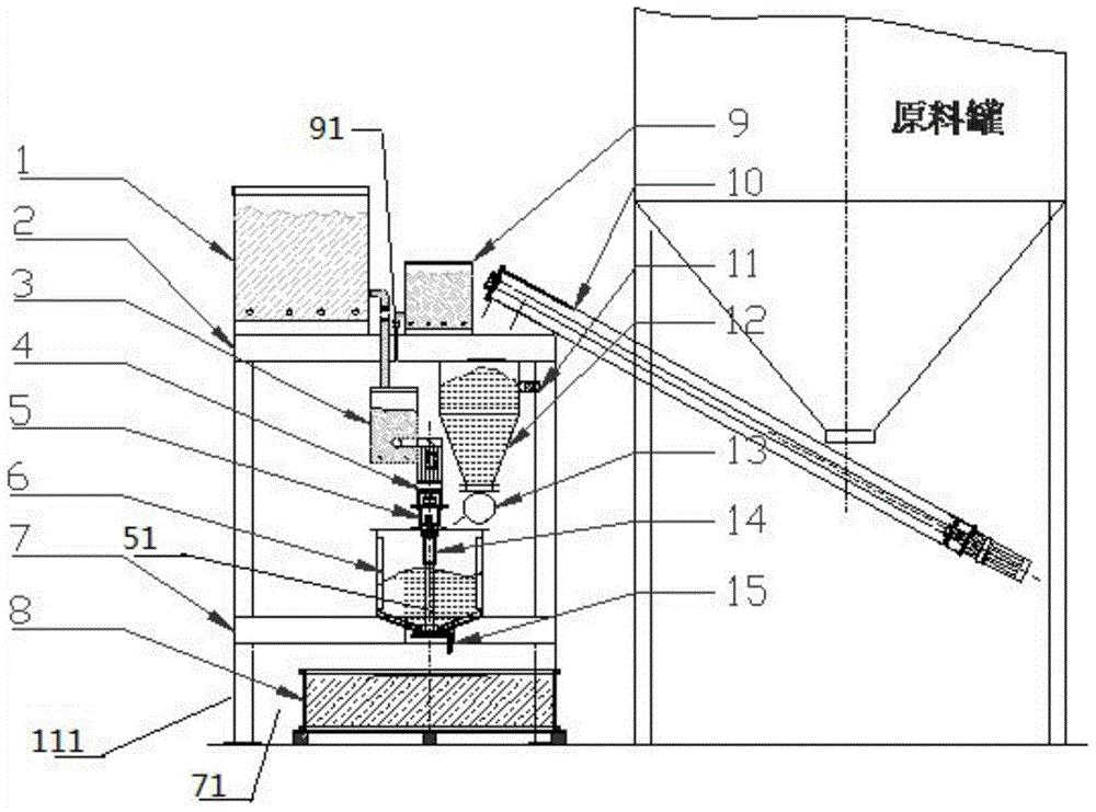 Injection molding production line for inorganic cement foaming insulation board