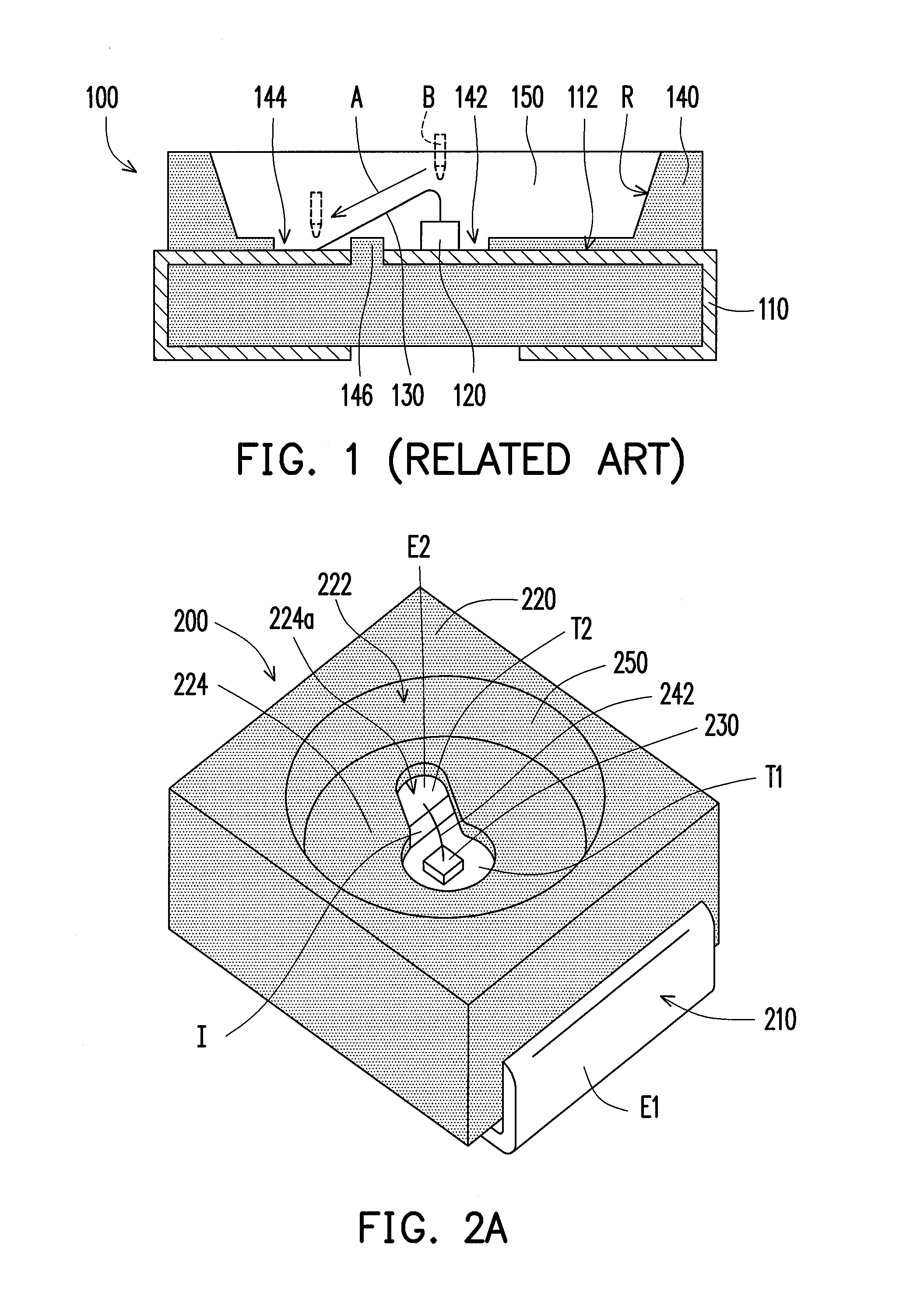 Light emitting diode package structure