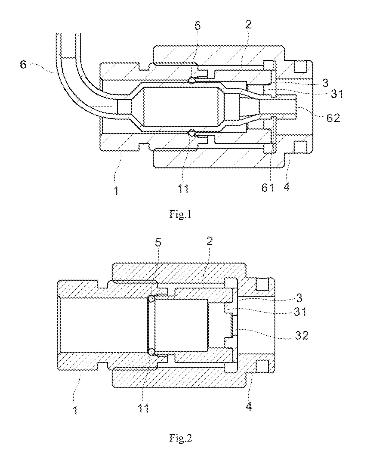 Thermocouple fixing device and temperature measuring apparatus