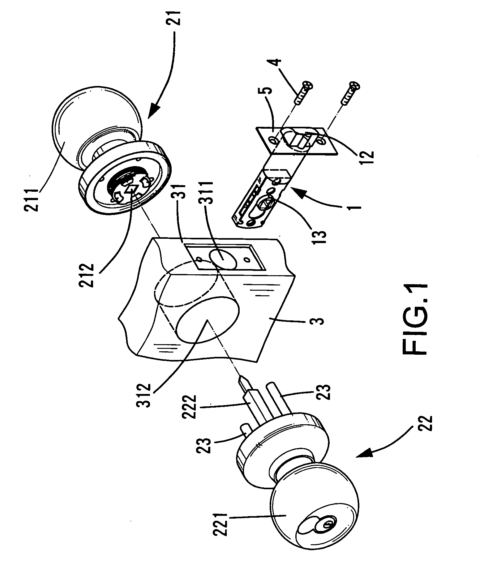 Dual backset latch assembly for lock