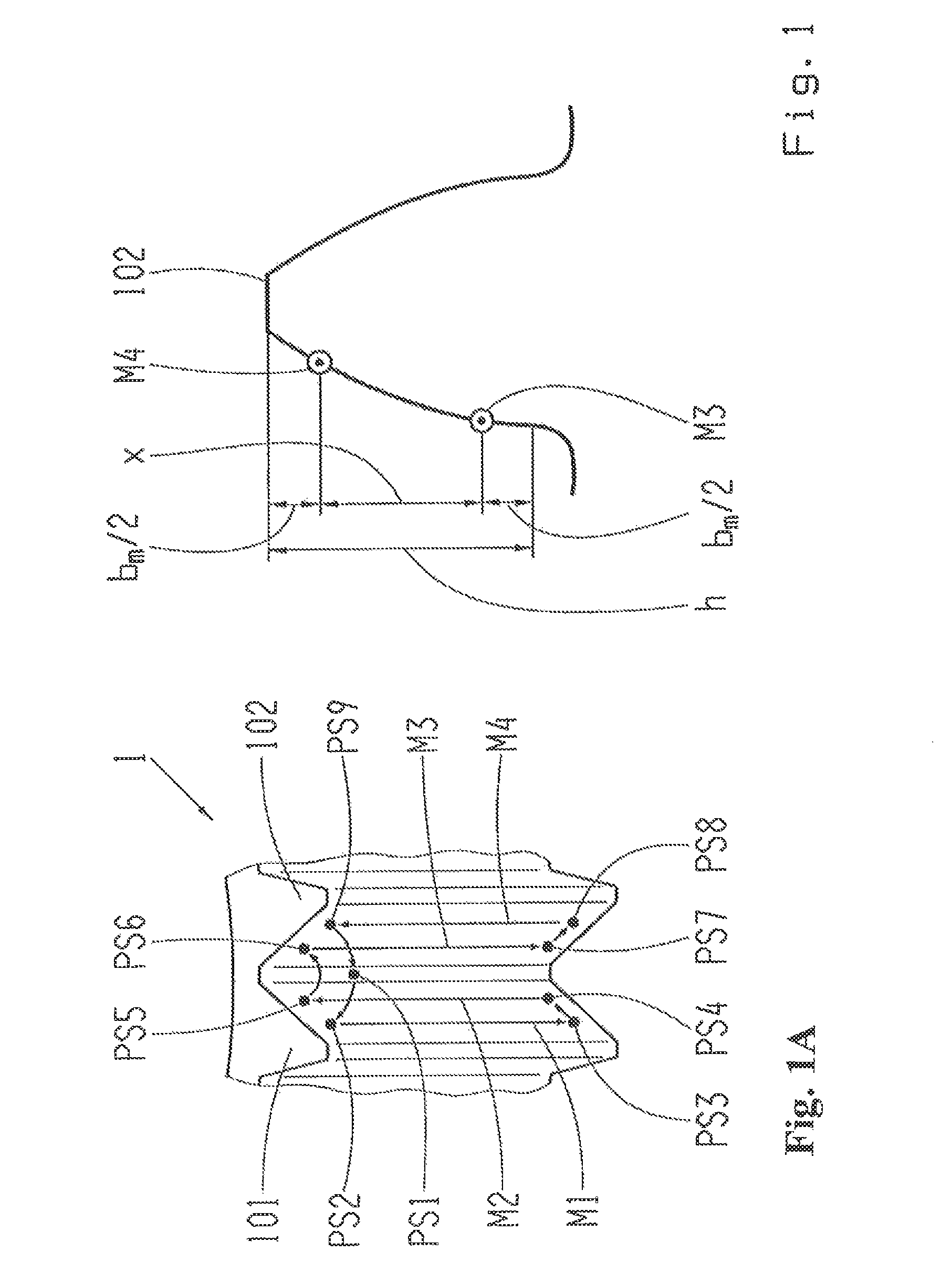 Method for calibrating a measuring device for inspecting surfaces on the basis of Barkhausen noises for a specified component geometry