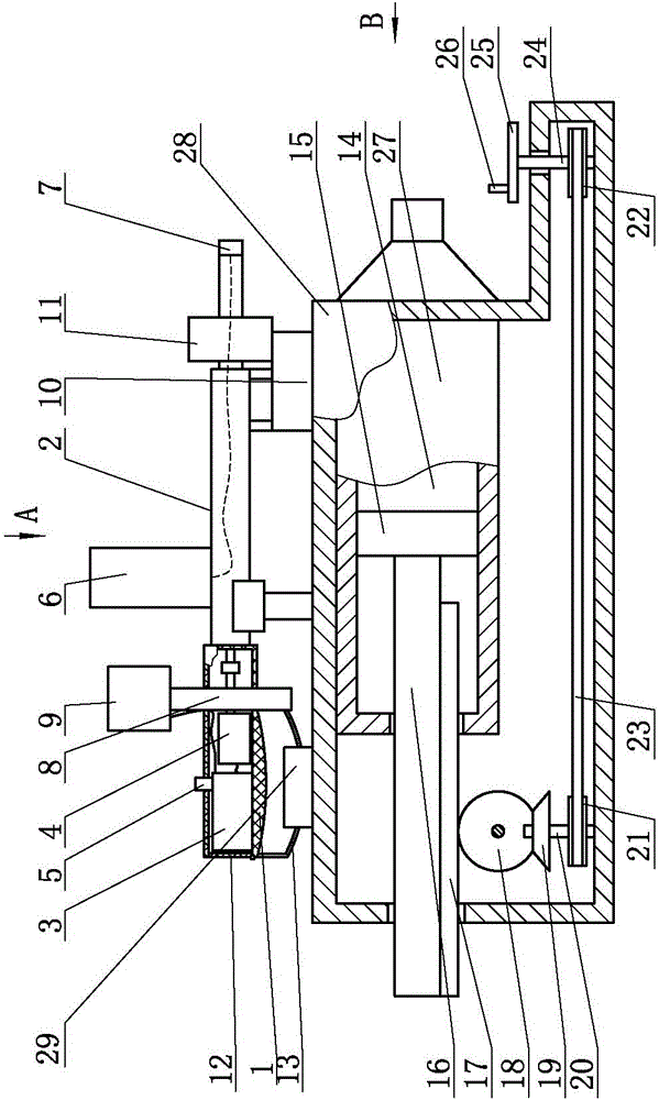 Automatic telescopic measuring rod