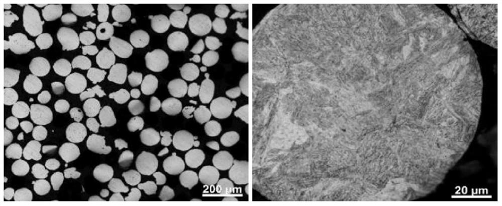 Laser cladding iron-based alloy powder for repairing steam turbine rotor journal and preparation and application thereof