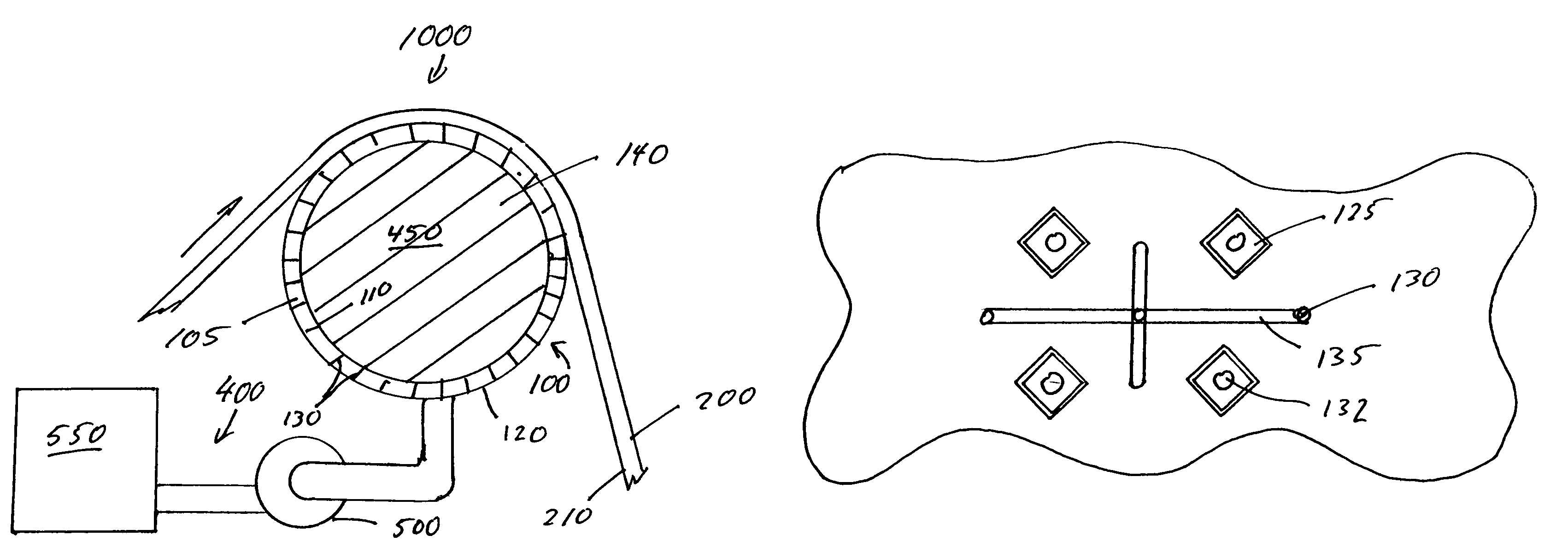 Apparatus and method for the transfer of a fluid to a moving web material