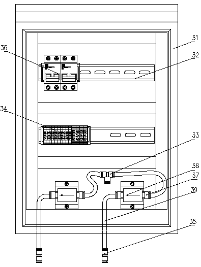 Online monitoring device of denitration CEMS (Continuous Emission Monitoring System) system