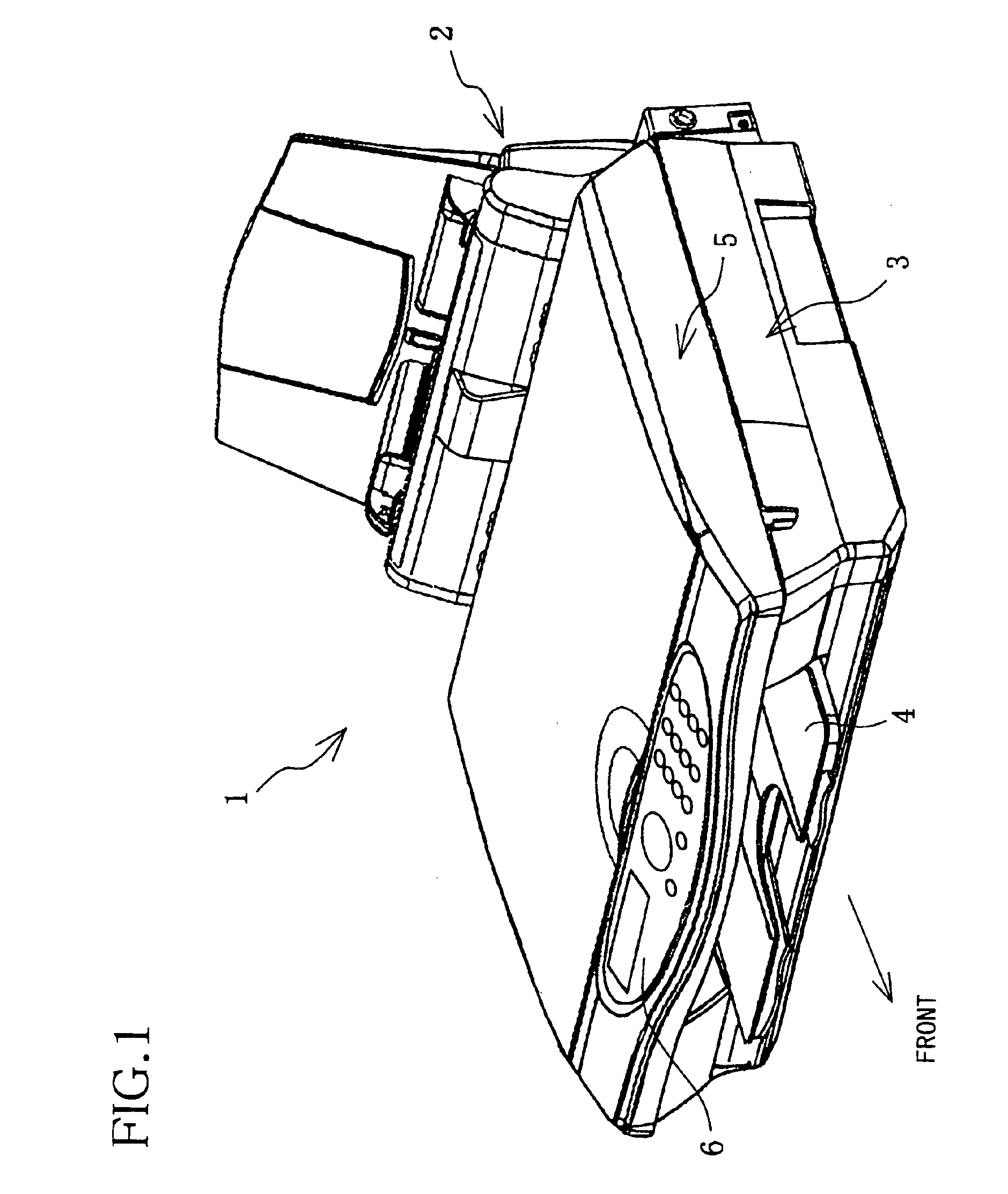 Printer with reinforcing cover and ink tube fixing portions