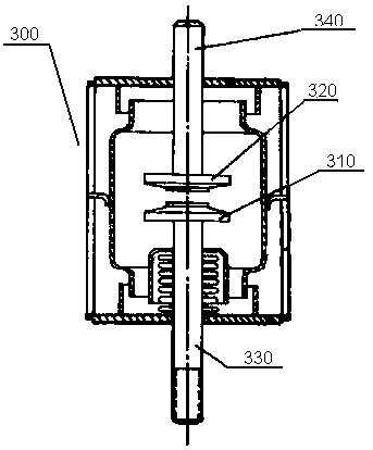 Insulation strength testing device applicable to breaker vacuum arc-extinguishing chambers