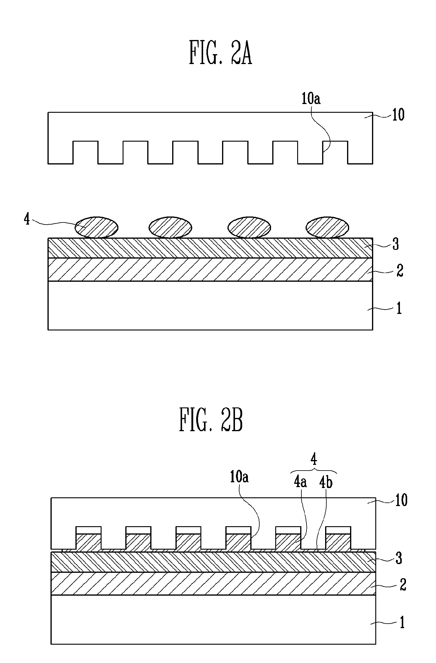 Method of manufacturing nanoelectrode lines using nanoimprint lithography process