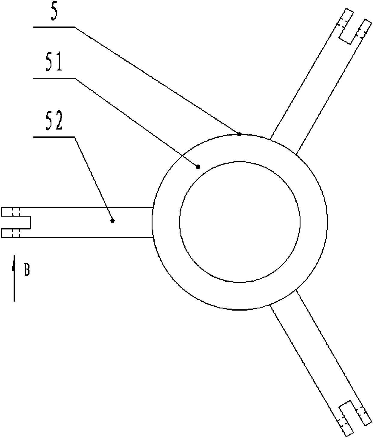 Special lifting device for brake drum