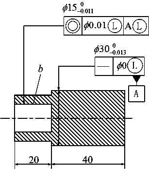 A coaxiality evaluation method for the dual minimum physical requirements of bore shaft parts