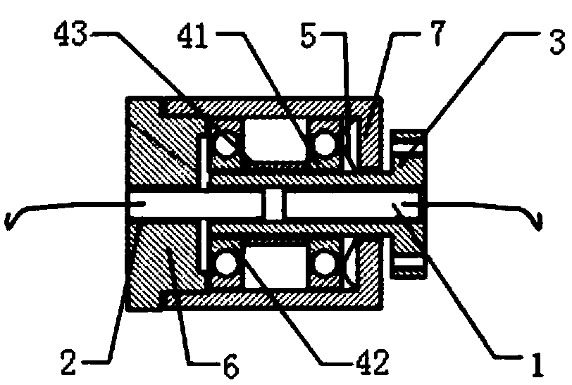Butt-joint type single-core optical rotating connector with optical fiber collimator and installation method thereof
