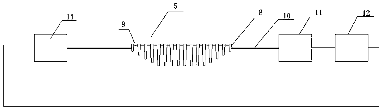 Temperature conduction system for nucleic acid amplifier