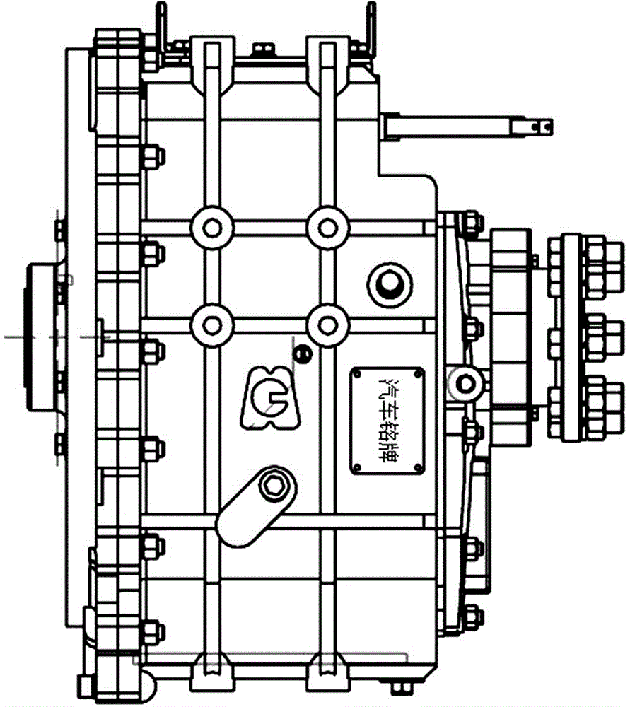 Mechanism for gear shifting and stroke detection of gearbox