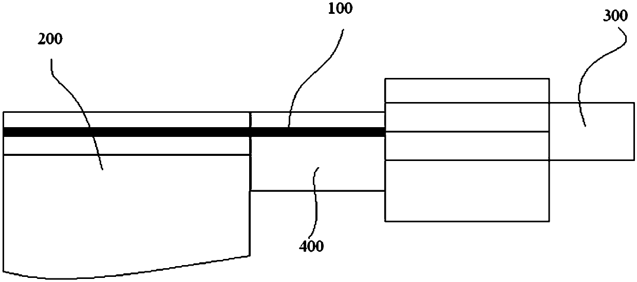 Waveguide core layer, mode spot converter, silicon optical device, and optical communication unit
