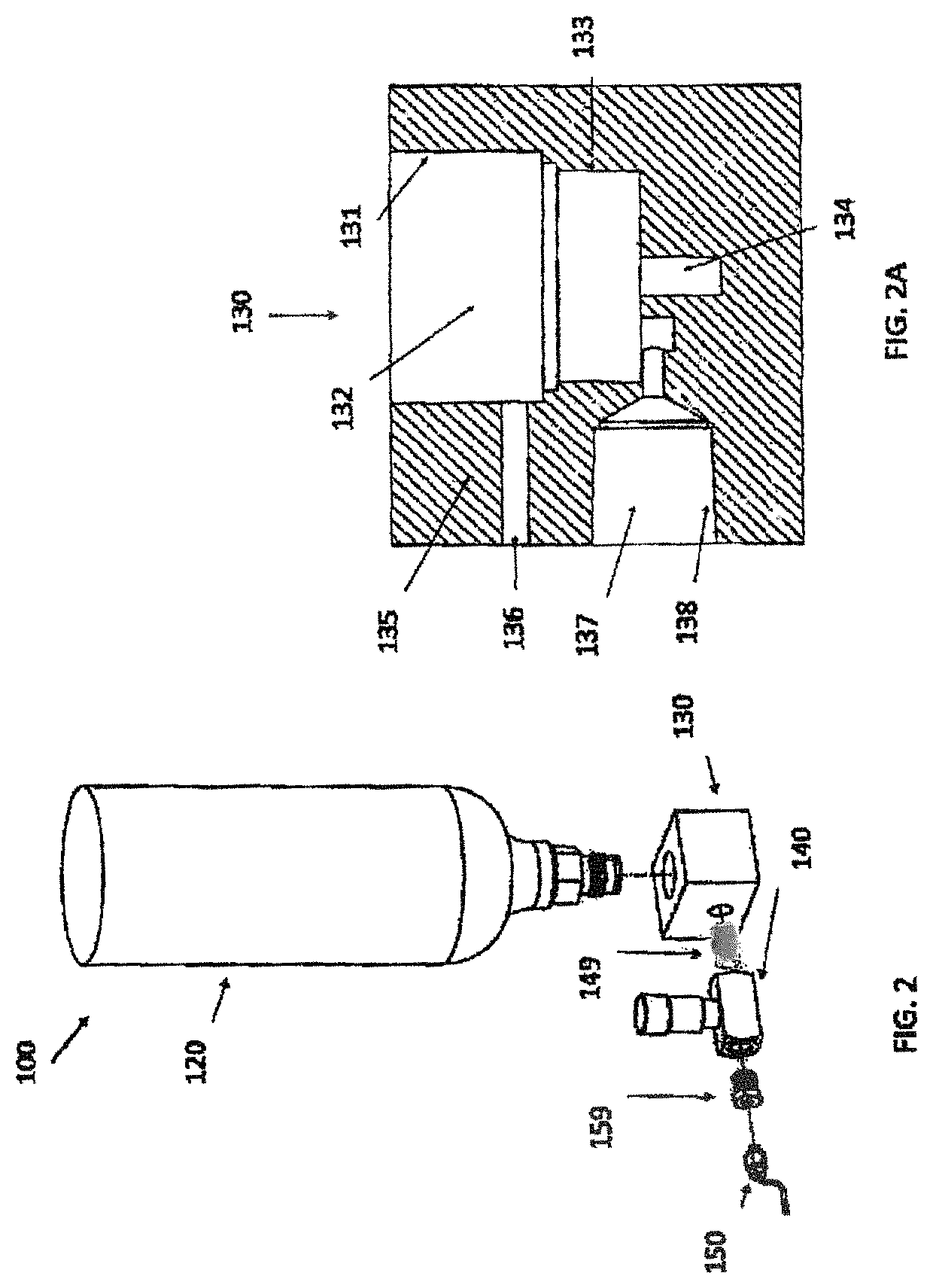 Portable instant cooling system with controlled temperature obtained through timed-release liquid or gaseous CO<sub>2 </sub>coolant for general refrigeration use in mobile and stationary containers