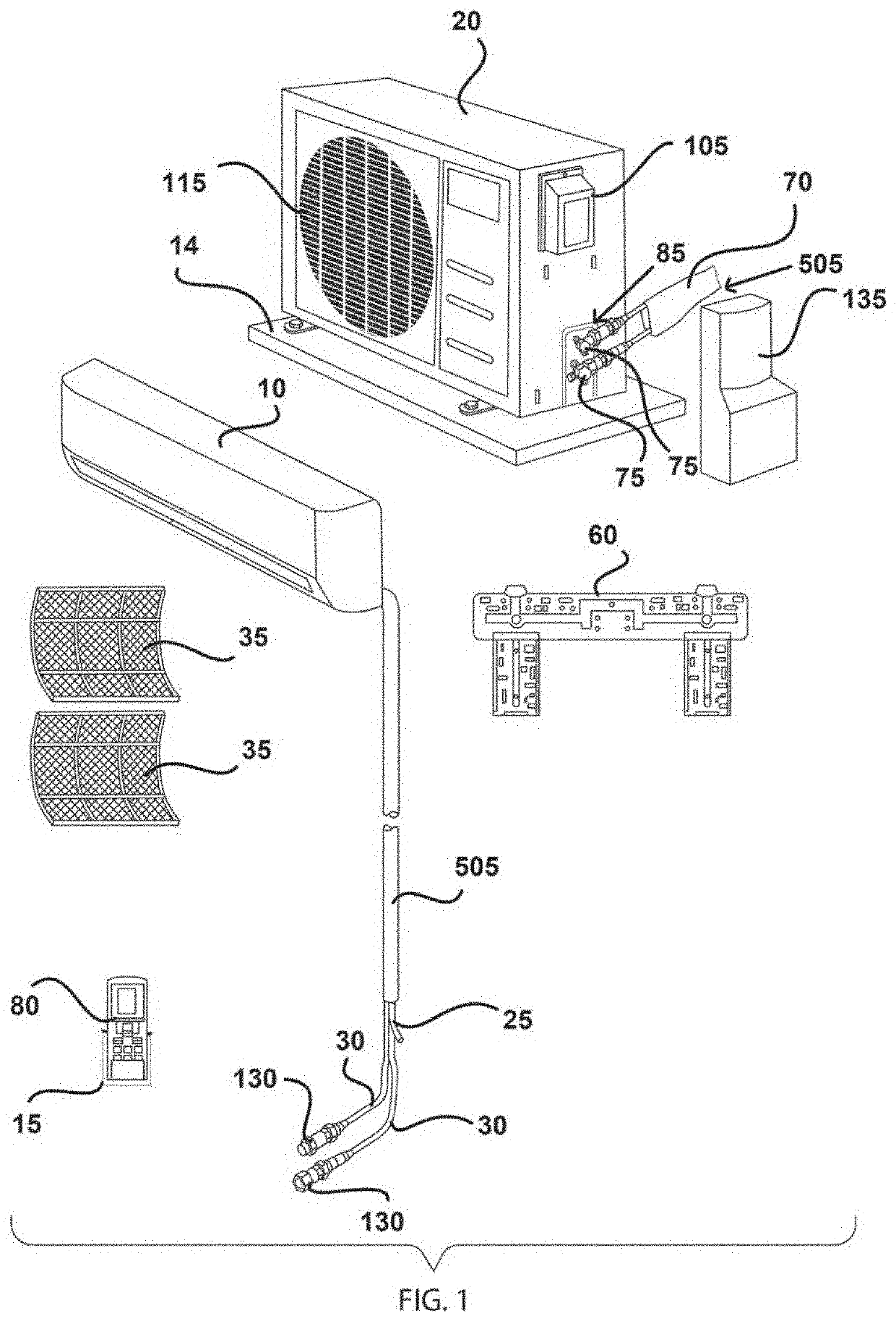 Apparatus and process for amateur HVAC installation