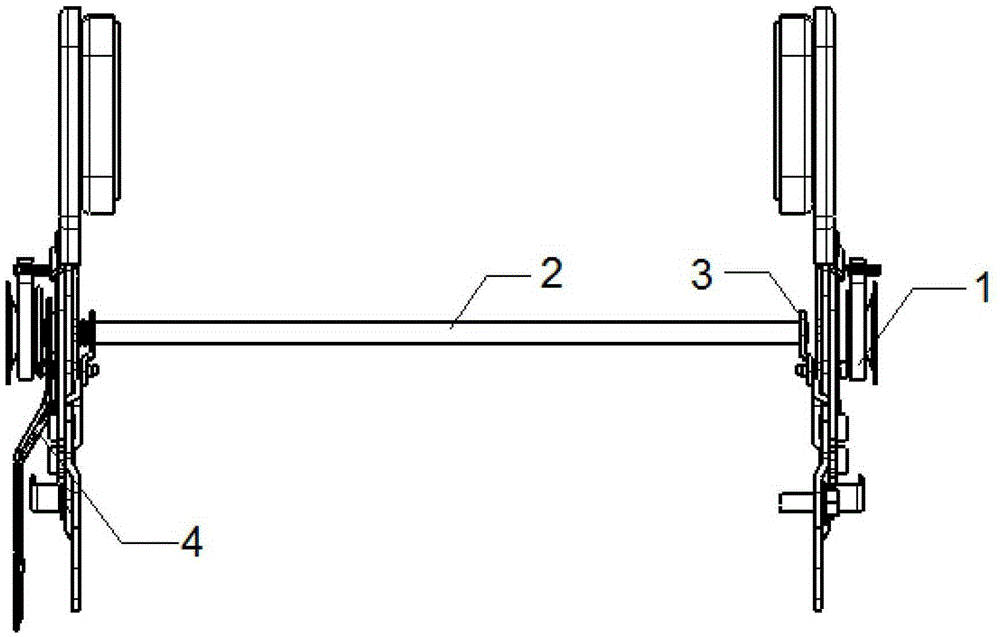 Synchronous structure of bilateral recliner for car seat