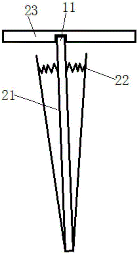 A workshop exhaust gas dust removal device