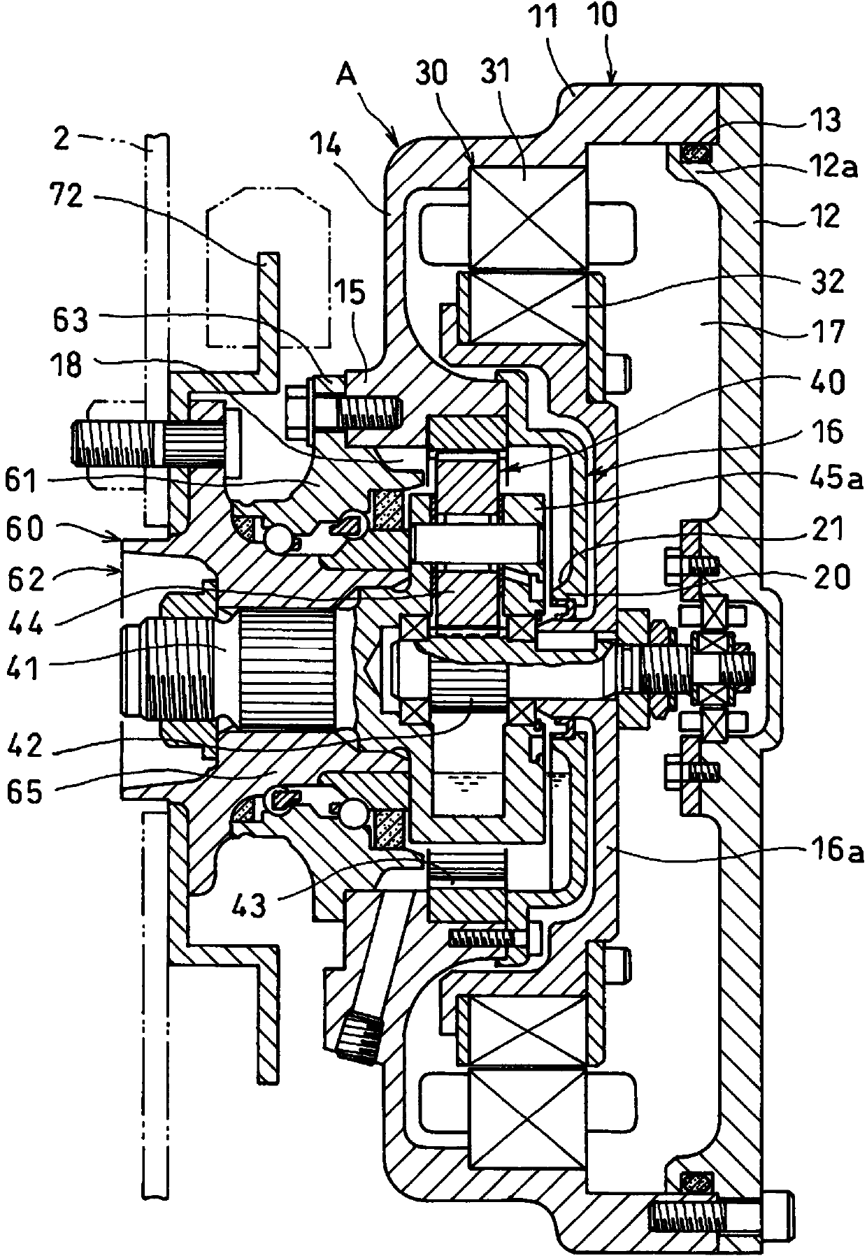 In-wheel motor drive device