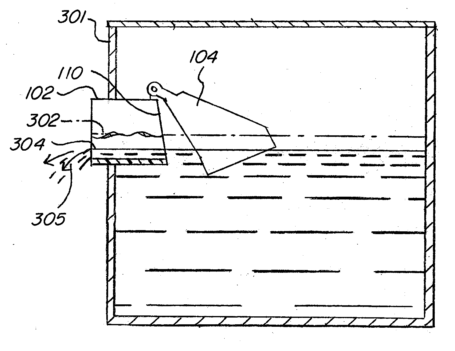 Overflow Valve For Prevention Of Water Vapor Loss