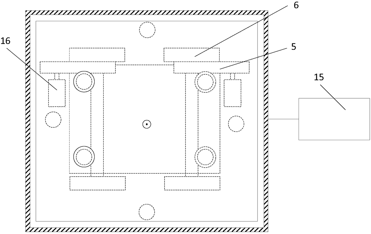 High-temperature environment high-speed train wheel axle wearing simulation box