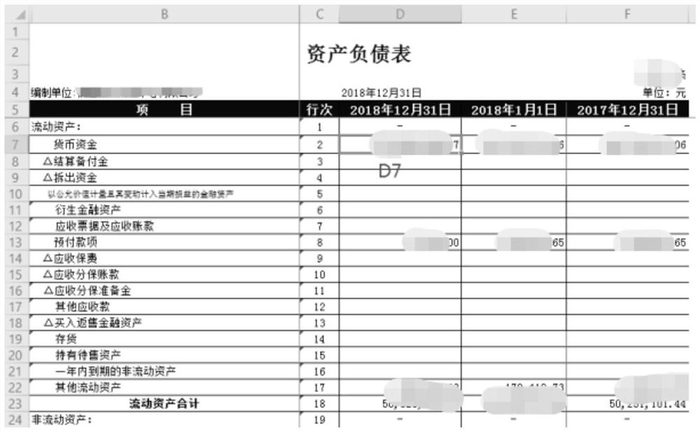 Method for filling in report annotation information and financial robot