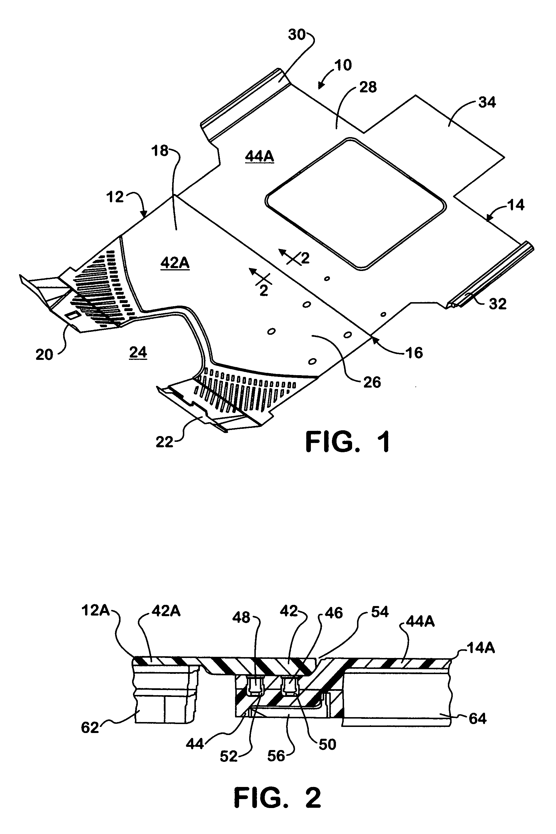 Vehicle floor covering system