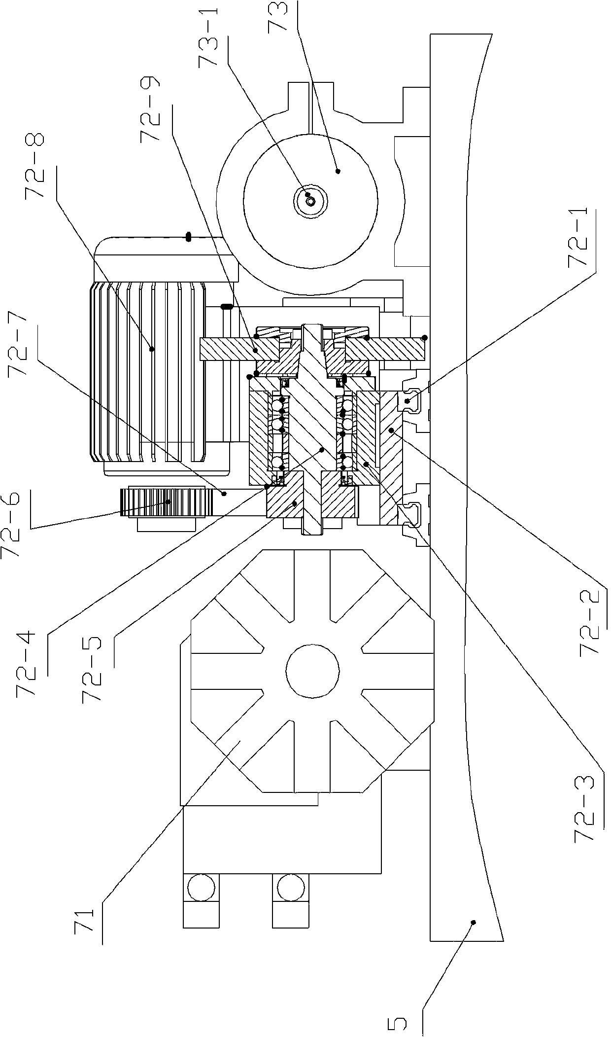 Cutter platform for grinding combined machining machine tool