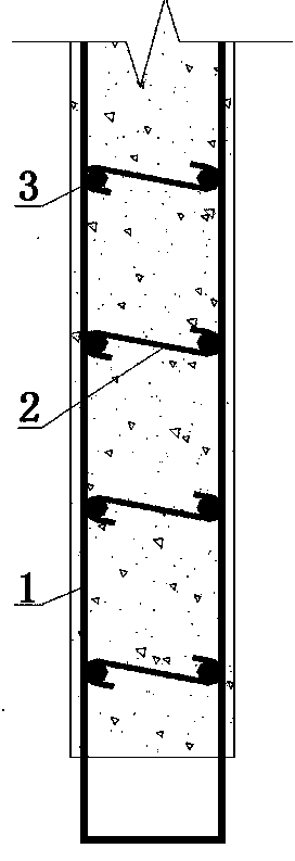 Assembly-type concrete shear wall structure system buckled and anchored through ring ribs