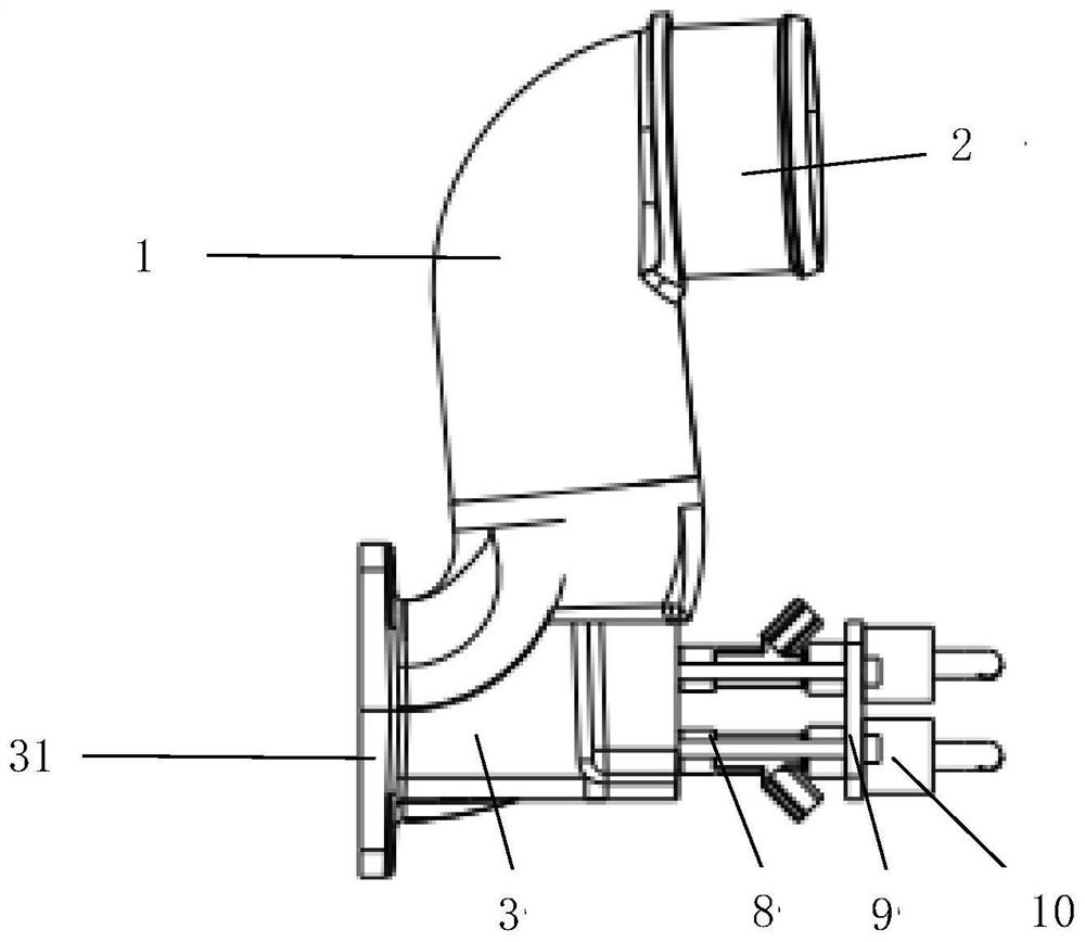 Multi-nozzle methanol injector assembly structure