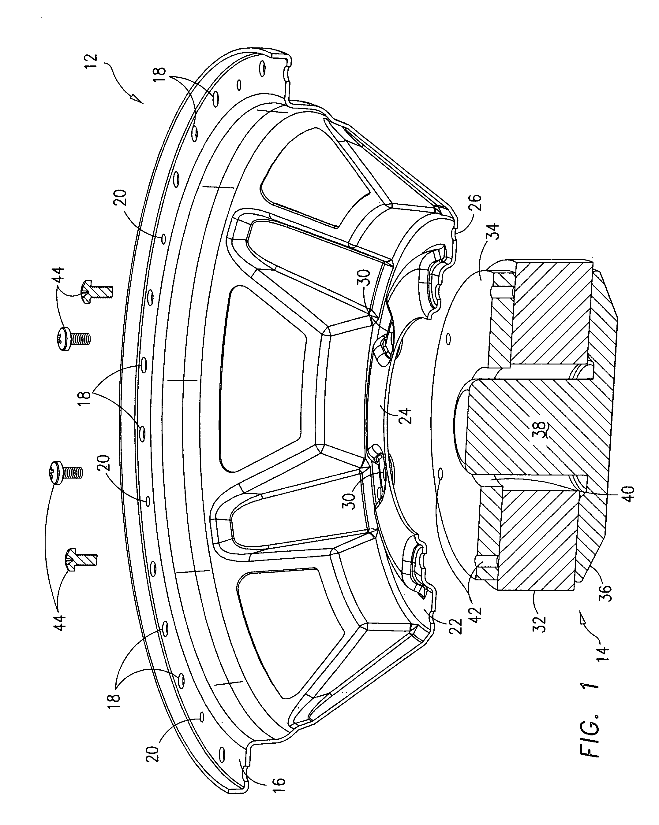 Loudspeaker with field replaceable parts and method of assembly