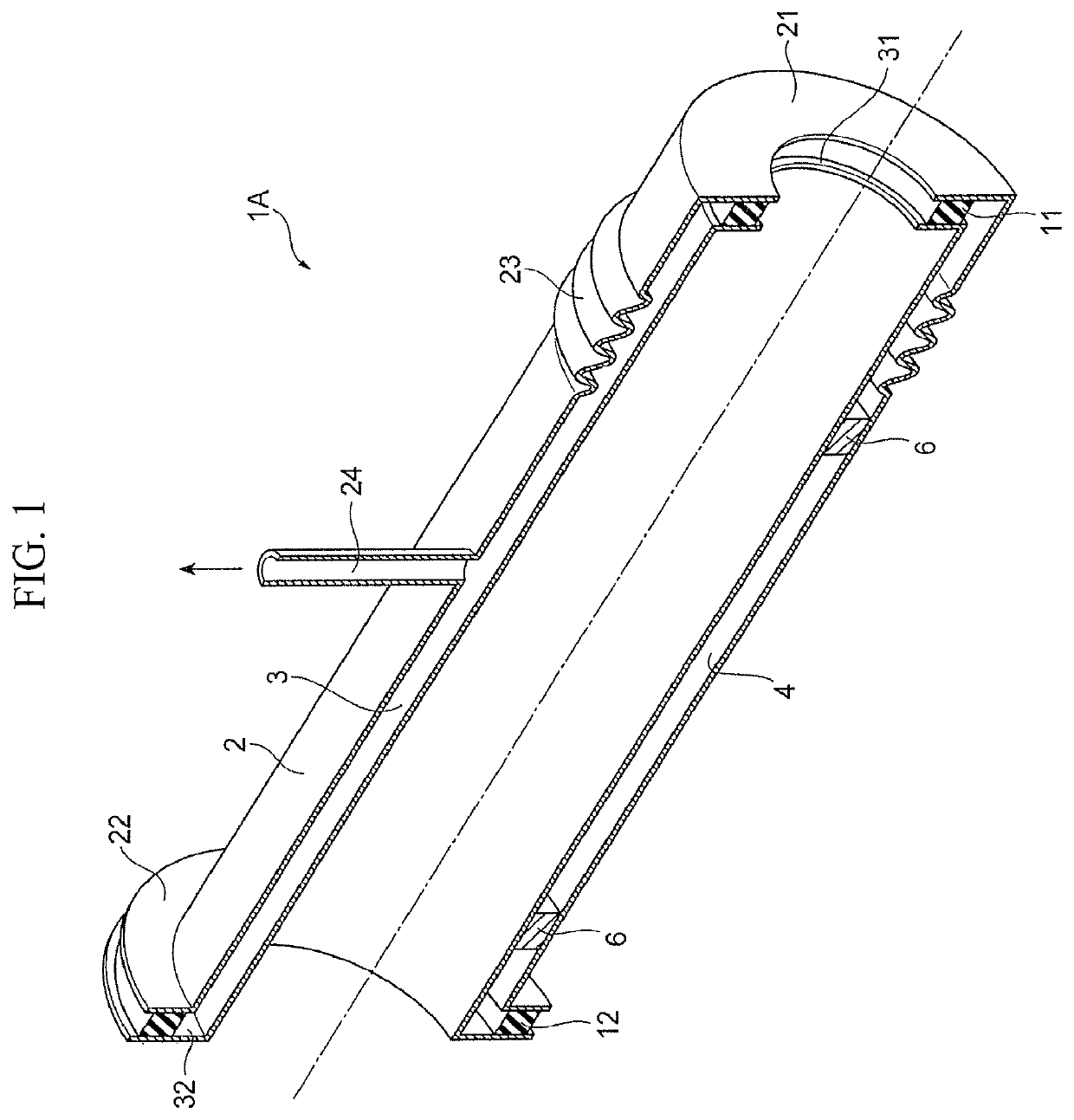 Decompression heat-insulating pipe structure